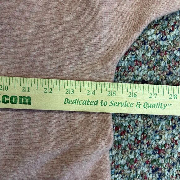 Charter Club Women's Mauve Pink Cashmere Boxy Long Sleeve Sweater Size 3X - Picture 10 of 11